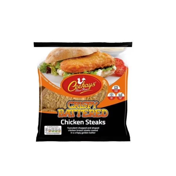 HMC CRISPY BATTERED CHICKEN STEAKS