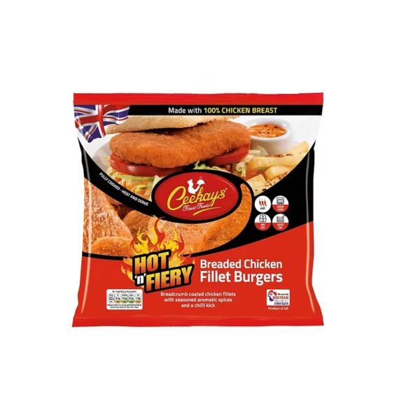 HMC HOT & SPICY BREADED BREAST FILLET BURGER