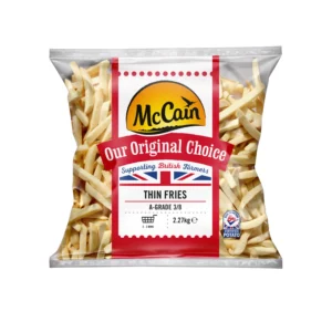 MCCAIN (3/8) THIN CUT FRIES (4X2.27KG)