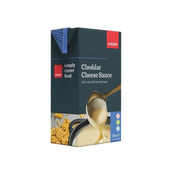 MACPHIE CHEDDAR CHEESE SAUCE (1LTR)