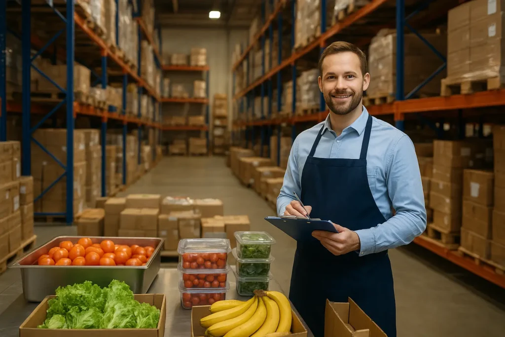 Wholesale food supply setup for caterers planning large-scale events